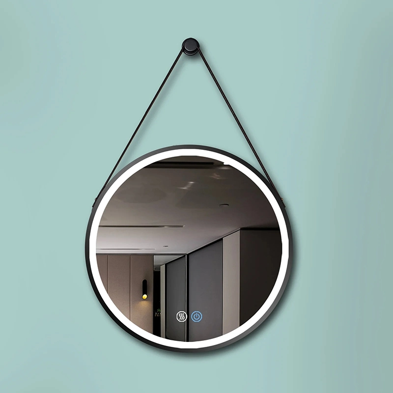 Wholesale Luxury PVC Toilet Cabinet Smart Mirror Wholesale LED Bathroom Backlit Wall Glass Vanity Mirror