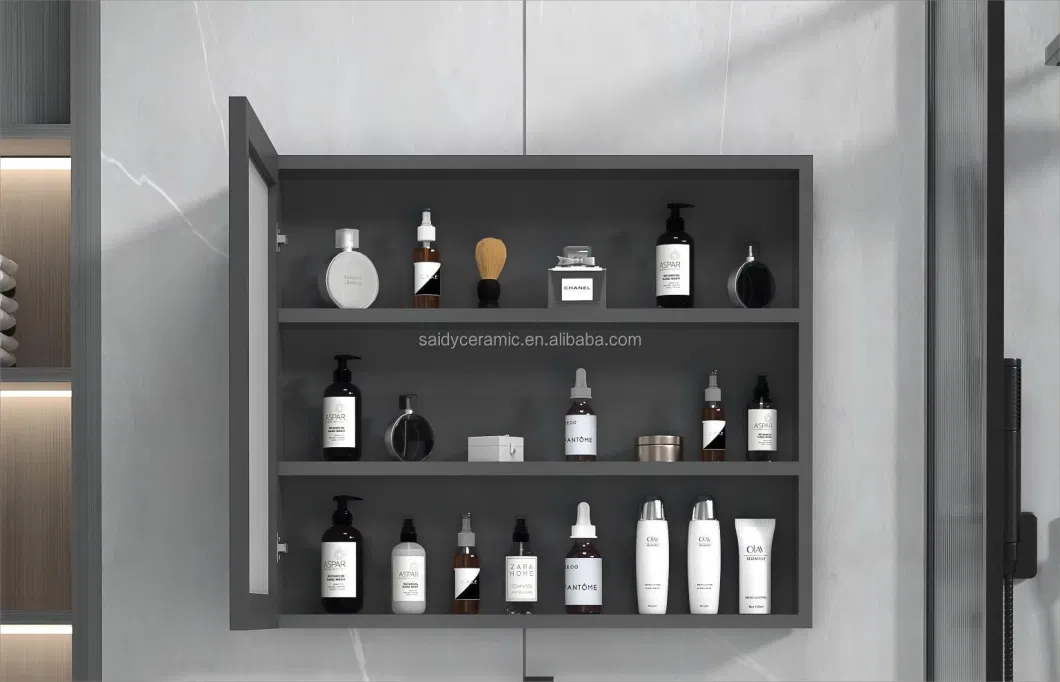 Small Unit Sanitary Ware Bathroom Vanity Ceramic Basin Storage Wall Mounted Cabinet Furniture