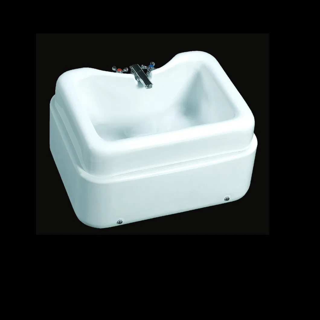 Hotaqi Modern Deep Acrylic Bathroom Bottom Tap Foot Bath Basin Shower Tray