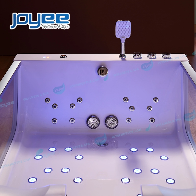 Joyee Large Size Bathroom Freestanding Soaking Bathtub Whirlpool Shower SPA Hot Tub Indoor