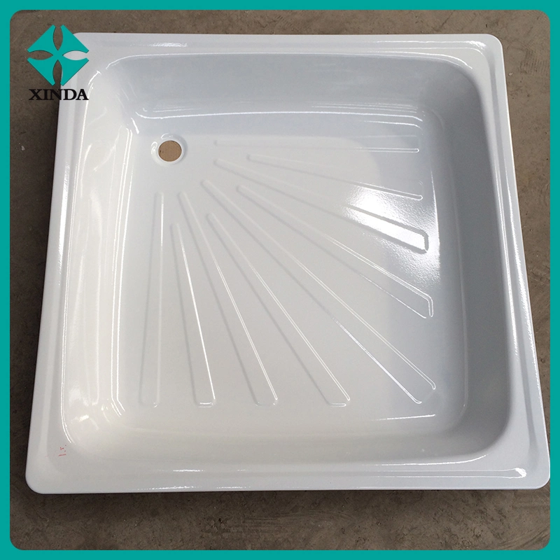 800X800 and 900X900 Enamel Steel Shower Tray Shower Base of Steel Sunshine