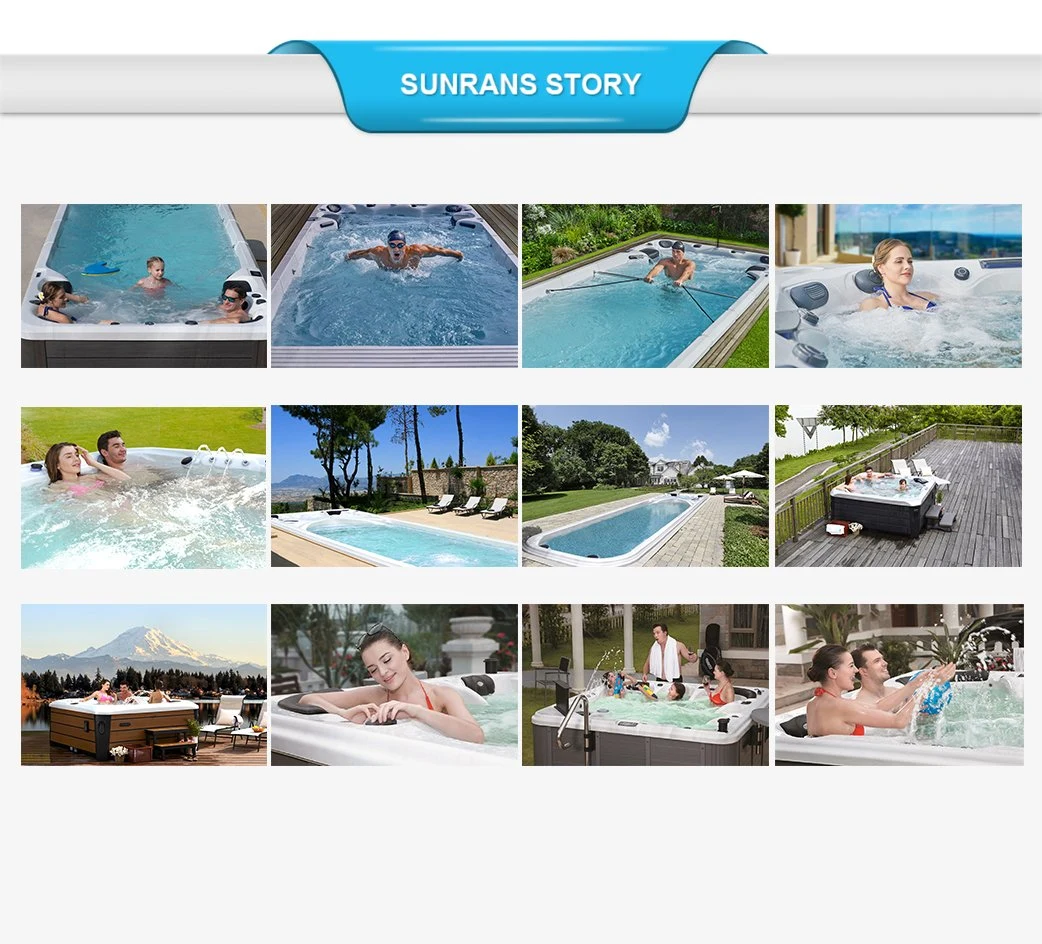 Sunrans Balboa Jacuzzi Bathtub Whirlpool Outdoor 6 People Massage SPA Hot Tub