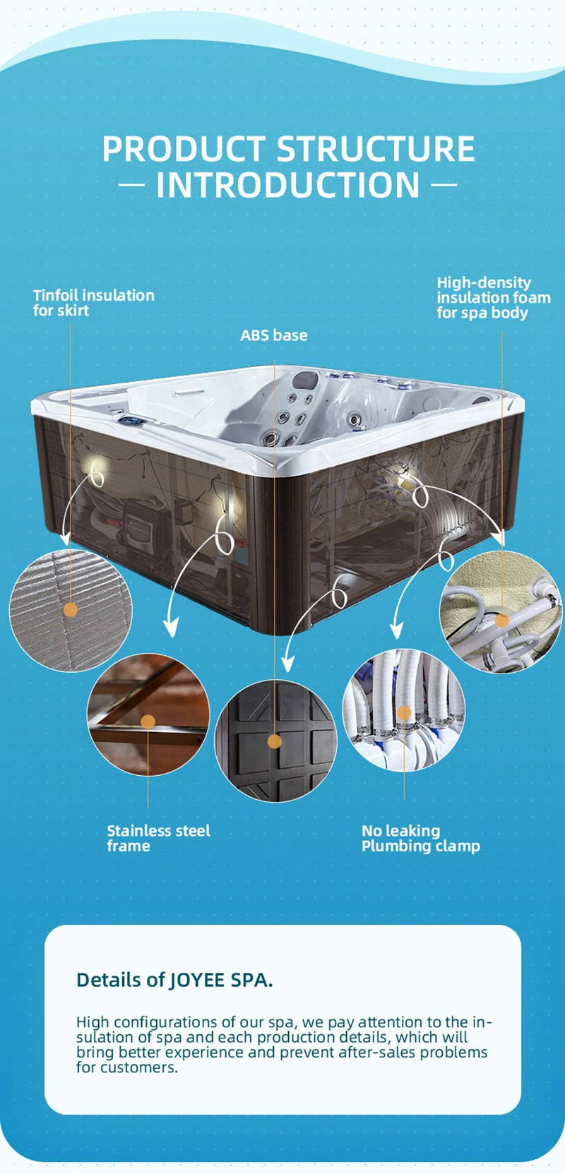 Joyee Outdoor Indoor SPA Hot Tub Price