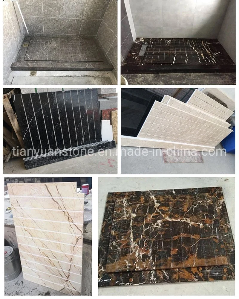 Stone/Granite/Marble Anti Slip Bathroom Bath Shower Tray/Base for Project