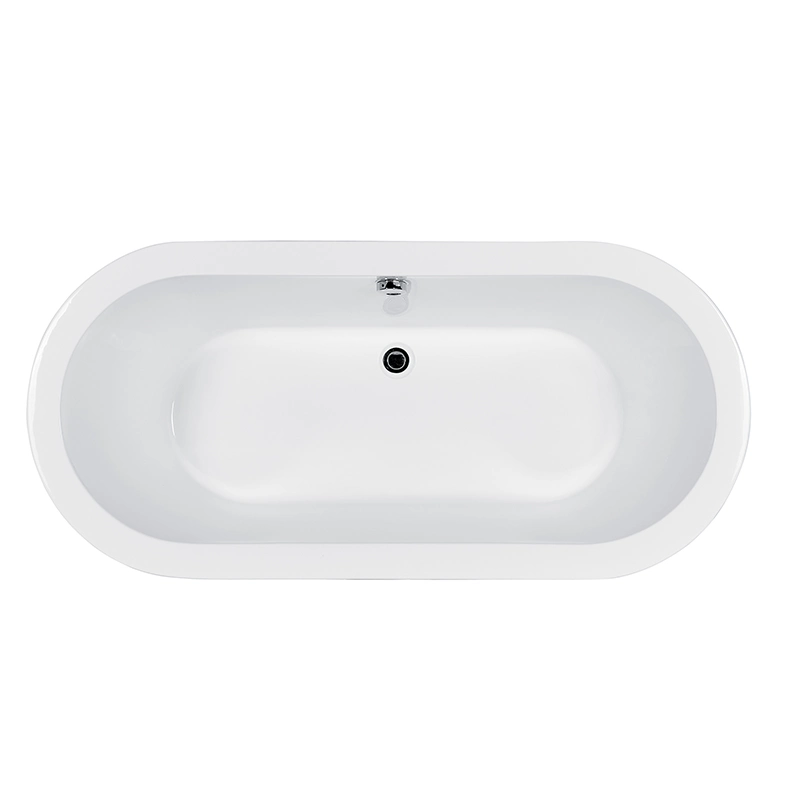 Hot Sale Modern Design Bath Tub White Free Standing Alone Soaking Acrylic Bathtubs