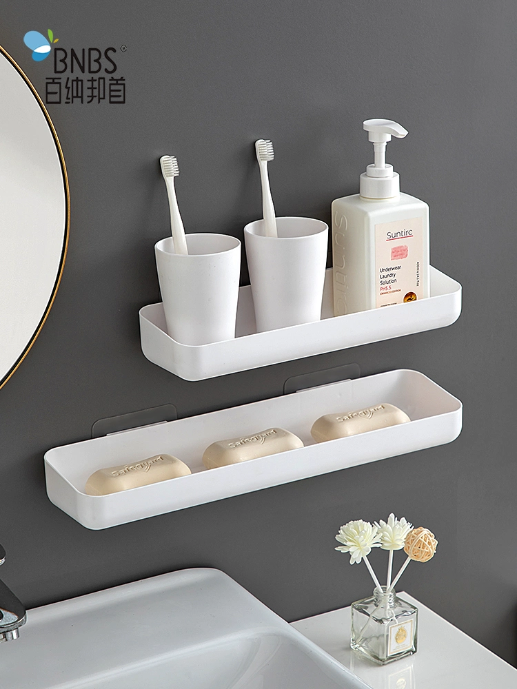 Soap Dish Wall Mount Bathroom Accessories Multifunctional Soap Tray with Drainable Drain