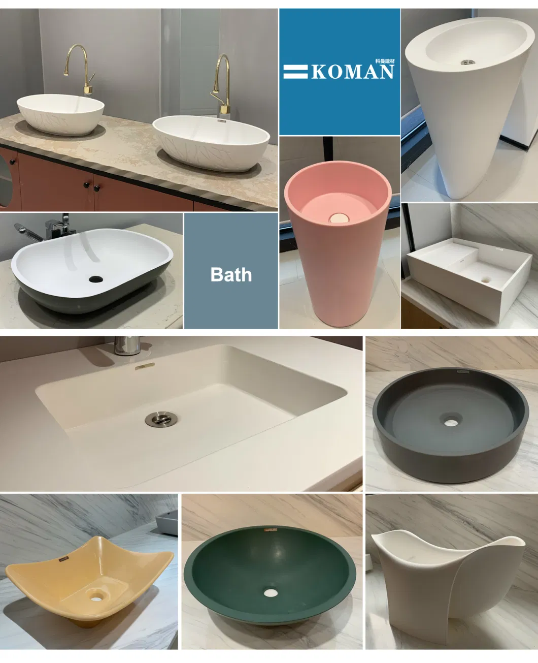 Wholesale China Acrylic, Quartz Stone Kitchen Sink Custom Kitchen Sink Equipment OEM Customized Style Color