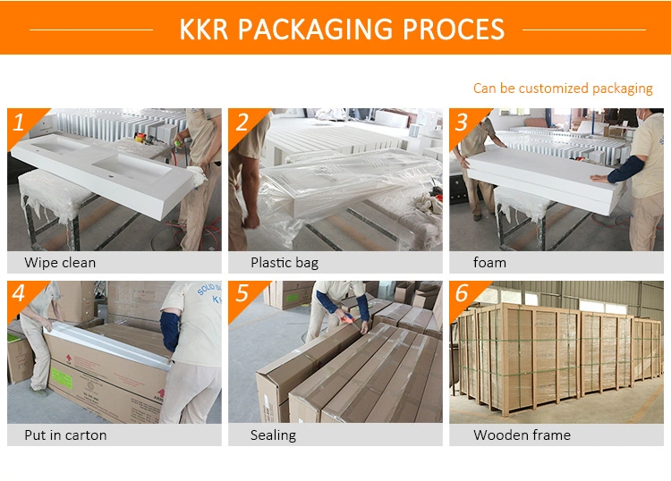 Kkr Solid Surface Resin Stone Stain Resistant Kitchen Undermount Sink