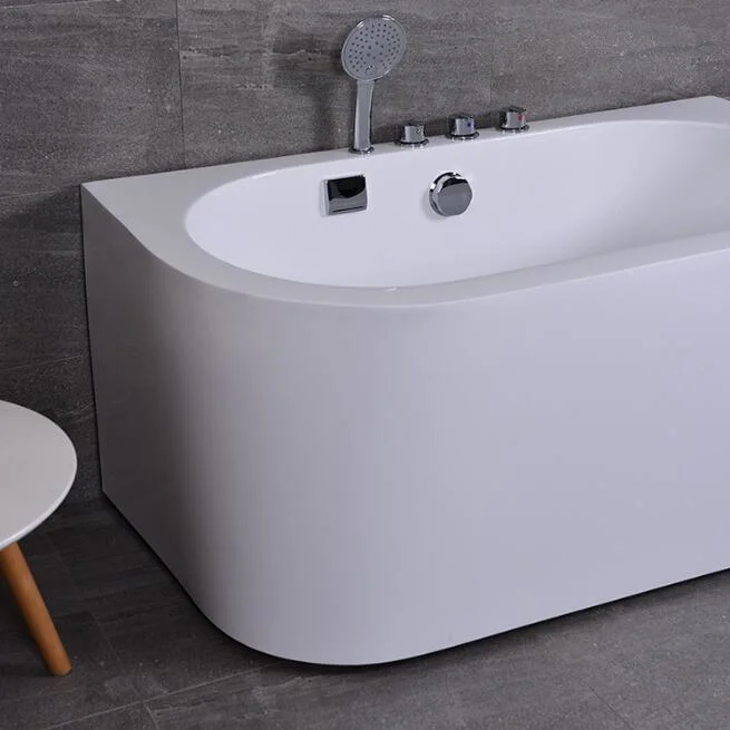 Factory Direct Sale New Acrylic Bathtub Seamless Docking Mini Deep Soaking Bathtub