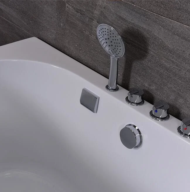 Factory Direct Sale New Acrylic Bathtub Seamless Docking Mini Deep Soaking Bathtub