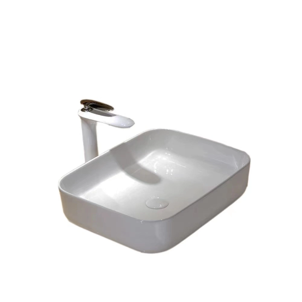 Bathroom Kitchen Sanitary Ware Ceramic White Wash Washing Art Sink Basin