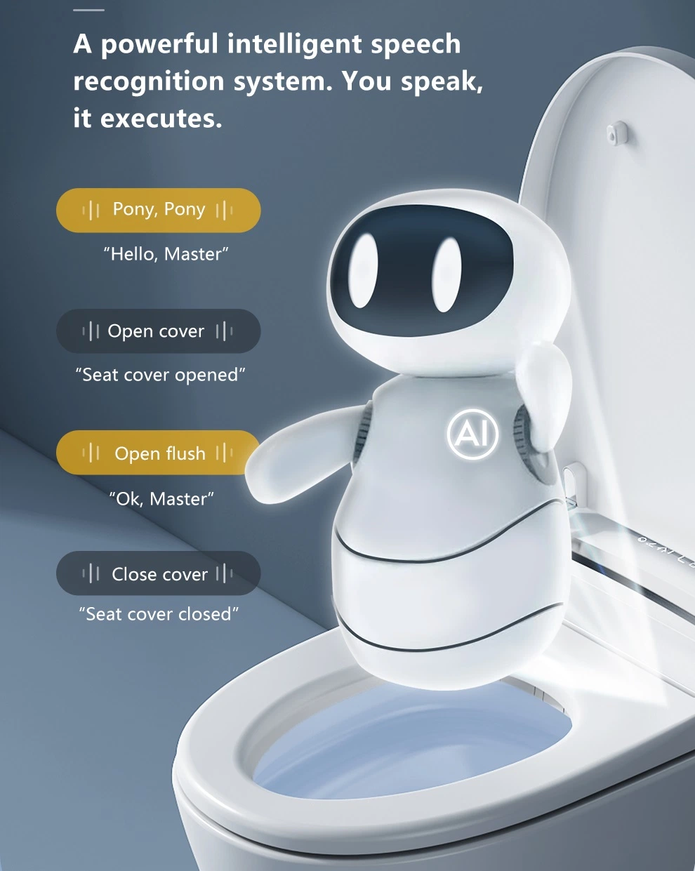 Bathroom Automatic Smart Intelligent Toilet Auto