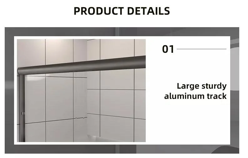 New Model Aluminum Framed Corner Shower Enclosure at Bathroom with Easy Clean 6mm Glass