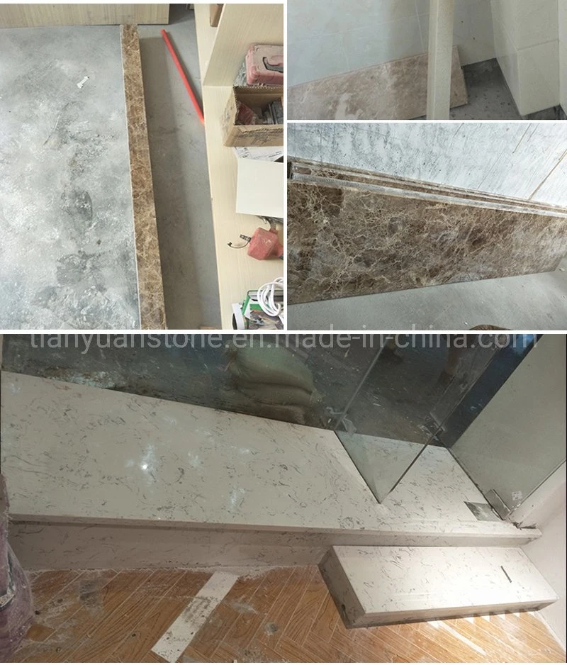 Natural Stone/Granite/Marble Bathroom Bath Shower Base for Project