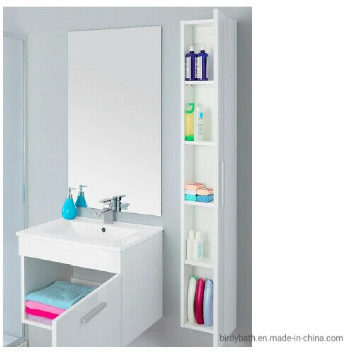 Bathroom Cabinet Composition Suspended 60 Washbasin White Wall Mirror