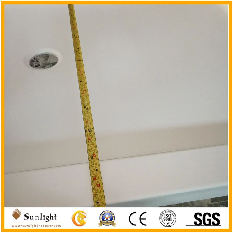 60X36X3 Center Drain Cultured Marble Shower Pan, Shower Base for Us Hotel