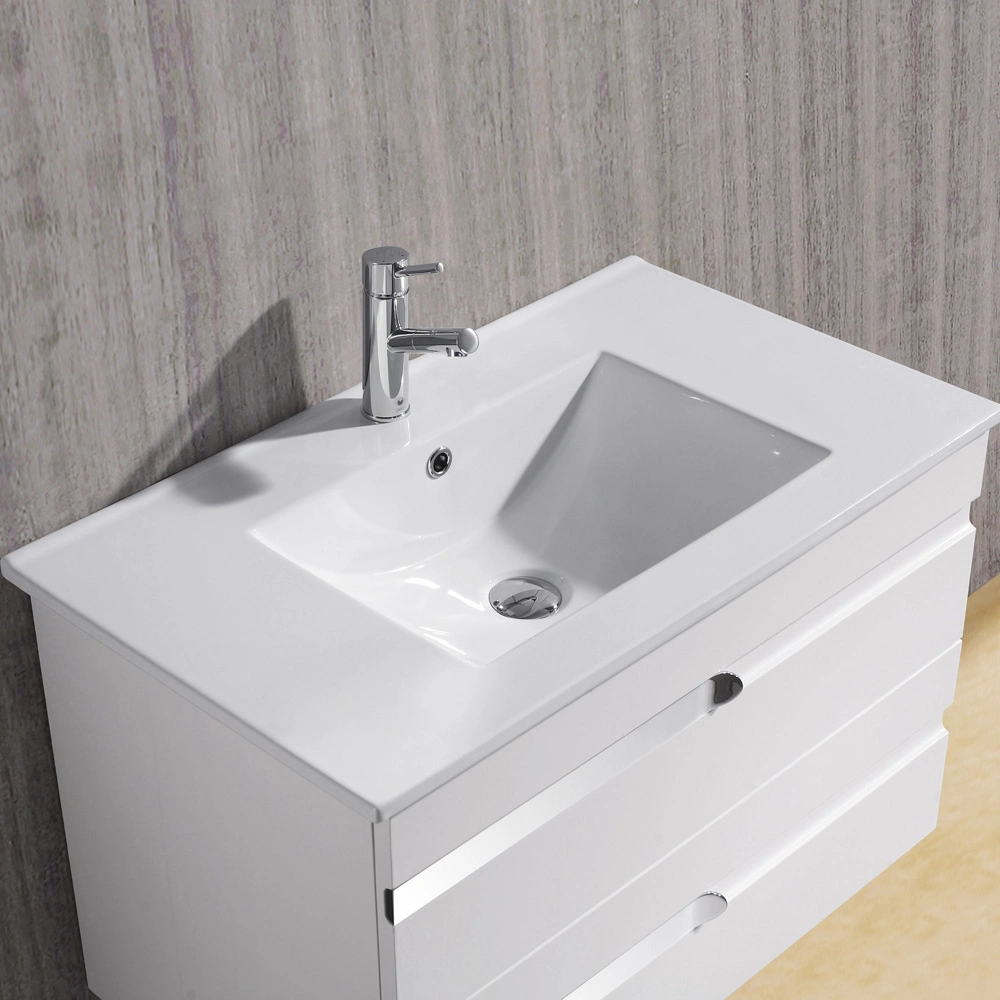 30&quot; Bathroom Vanity Cabinet W/Ceramic Sink &amp; Drawer Modern Design White New