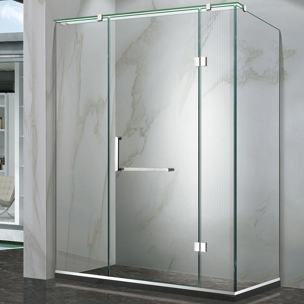 Qian Yan Bath Glass Doors China 62 Inch Wide Ultra Luxury Aluminum Shower Room Manufacturing OEM Custom Square Tray Shape Luxury Aluminum Walk-in Steam Showers
