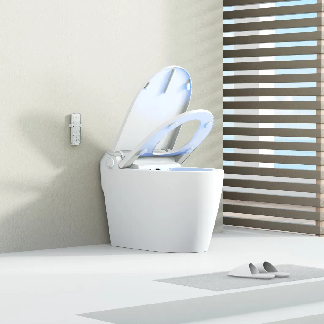 Modern Intelligent One Piece Ceramic Sanitary Ware Bathroom Automatic Smart Toilet