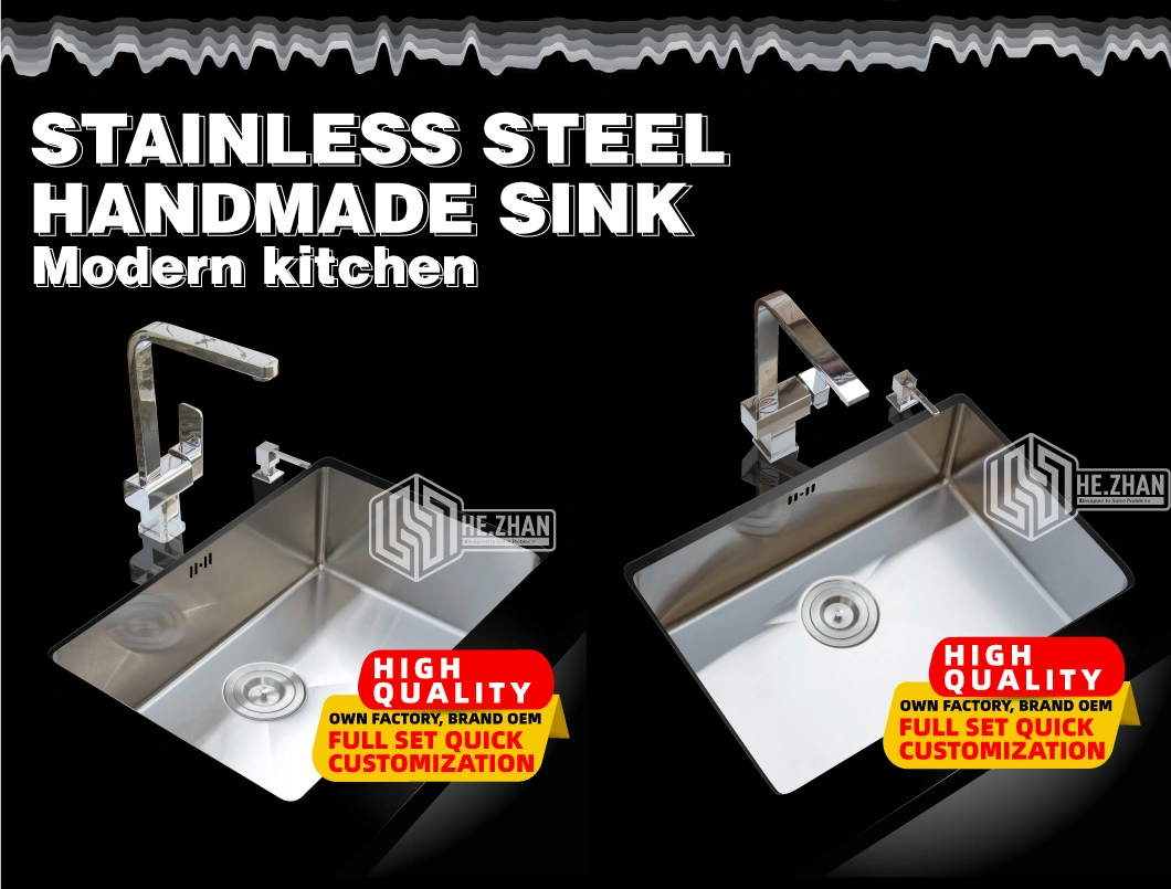 304 Stainless Steel Handmade Under Counter Sink - Multi-Specification High Quality From Manufacturer Kitchen Sink