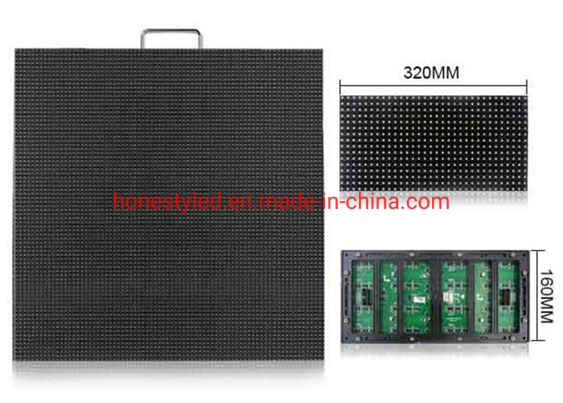 Best Brightness Outdoor LED Display Screen RGB P10 Waterproof 960X960mm Die Casting Aluminum Cabinet Rental LED Panel Wall for Advertising