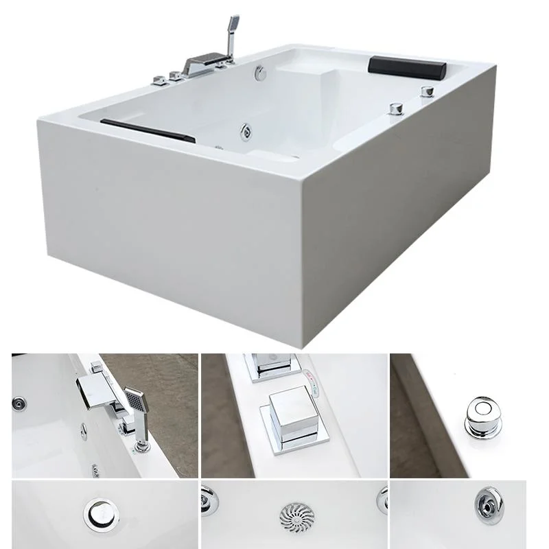 Portable Classic Massage Whirlpool Acrylic Jetted The Bathtub Shower (SF5A005)