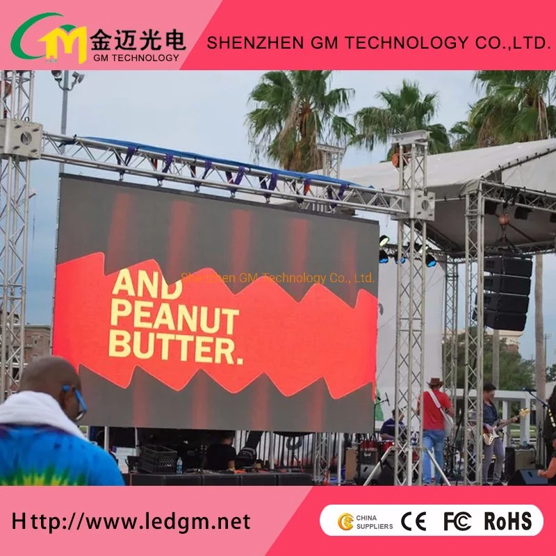 Outdoor Curve High Resolution P4.81 LED Video Wall with Events (500X500mm Cabinet Panel)