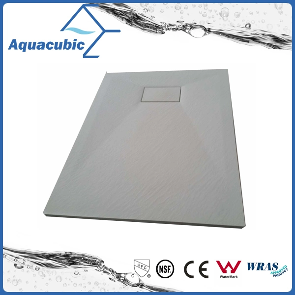 Sanitary Ware 1100*700 High Quality Stone Surface SMC Shower Base (ASMC1170S)