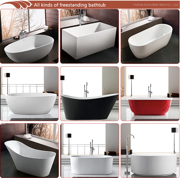 Simple Freestanding Acrylic Bathtub K1561