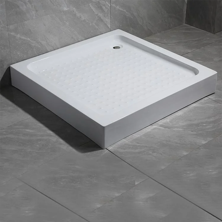 Surface Non-Slip Cultured Marble Shower Panel SMC Shower Pan/Shower Base for Hotel Bathroom