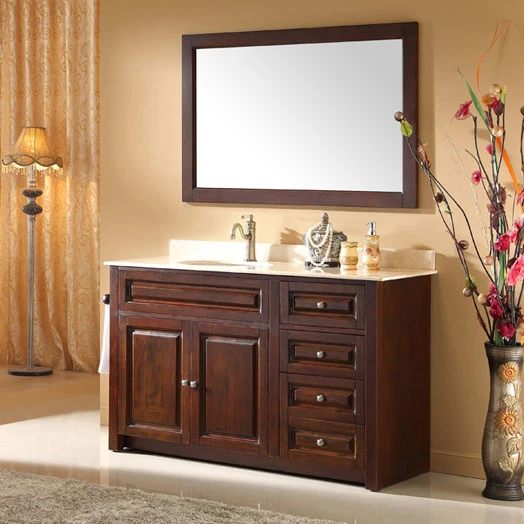 Medium Size Claccical Style Bathroom Cabinet Freestanding Style 3007L