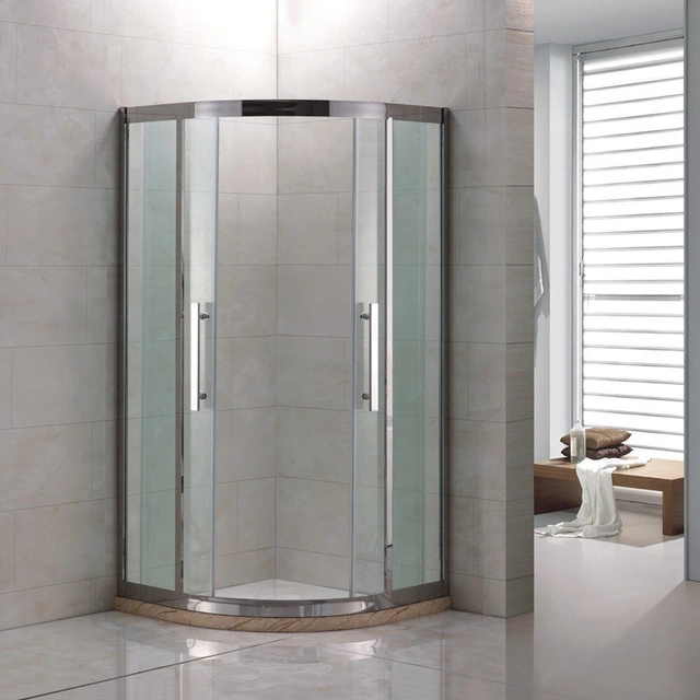 Easy Clean Sliding Glass Golden Shower Door Shower Enclosure Bathroom Accessories Hotel