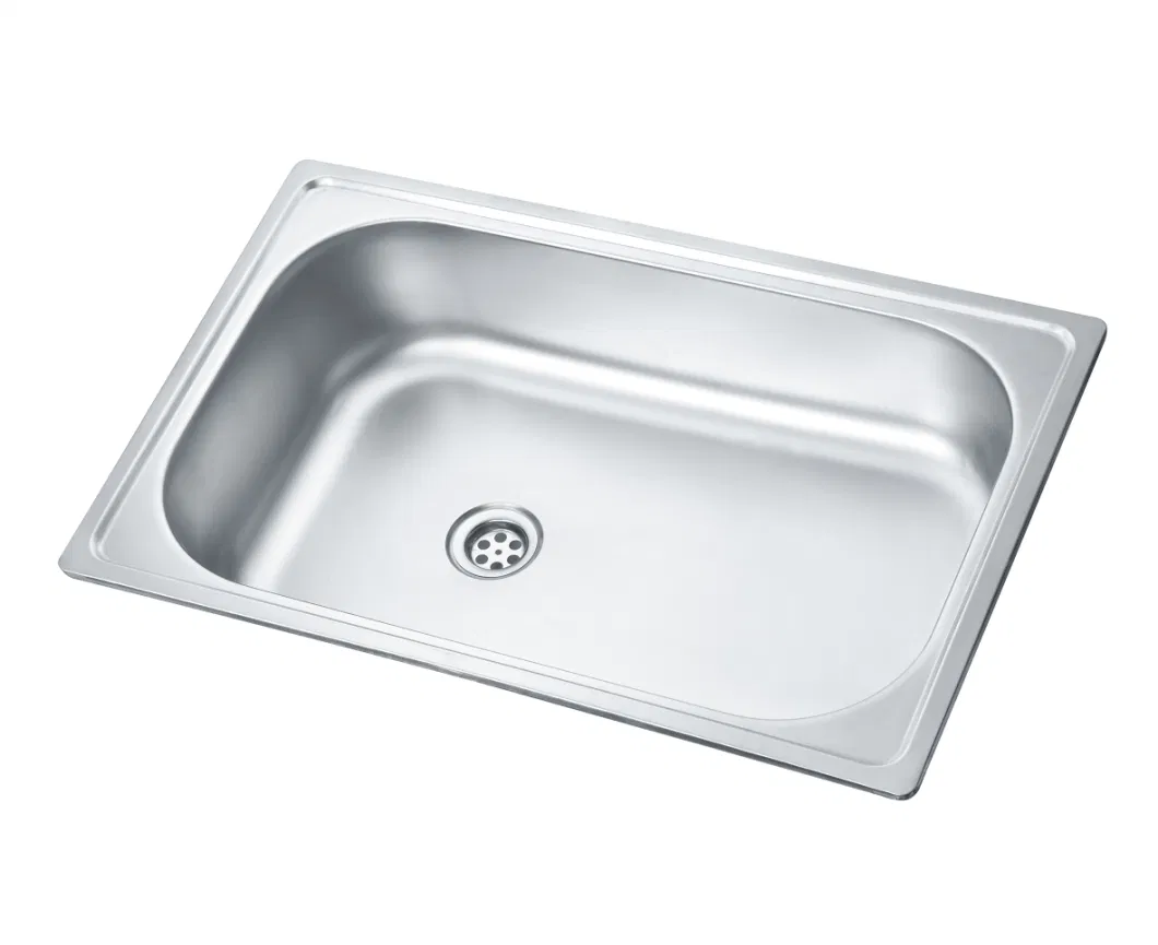 Popular Stainless Steel Customized Commercial Hotel Restaurant Kitchen Sink Single Bowl Quartz Sink