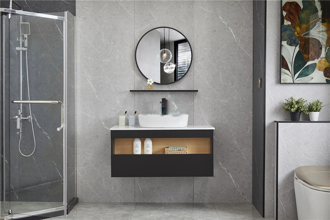 Factory Wholesale Freestanding Bathroom Cabinet Floating Bathroom Dressing Cabinet with Mirror Cabinet
