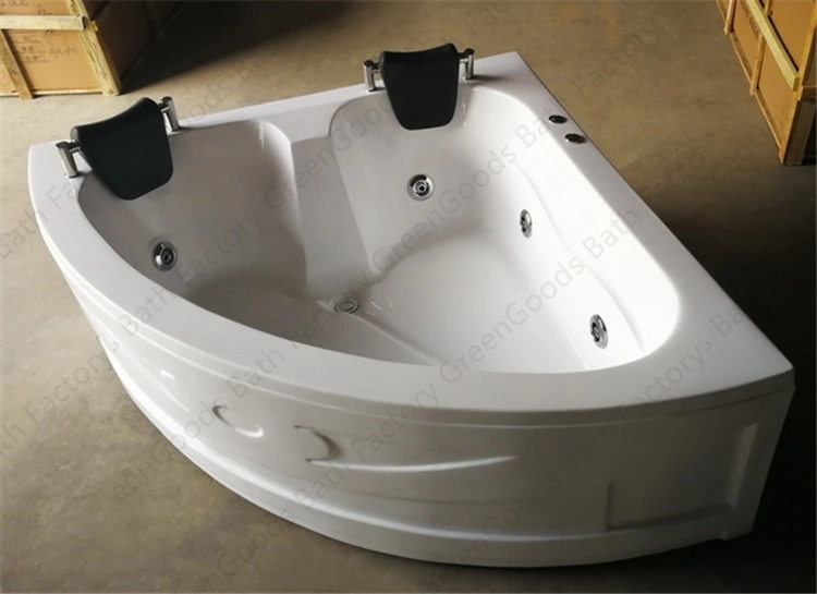 Bath Tub Parts Whirlpool Acrylic Corner Bathtub Jakuzi From China