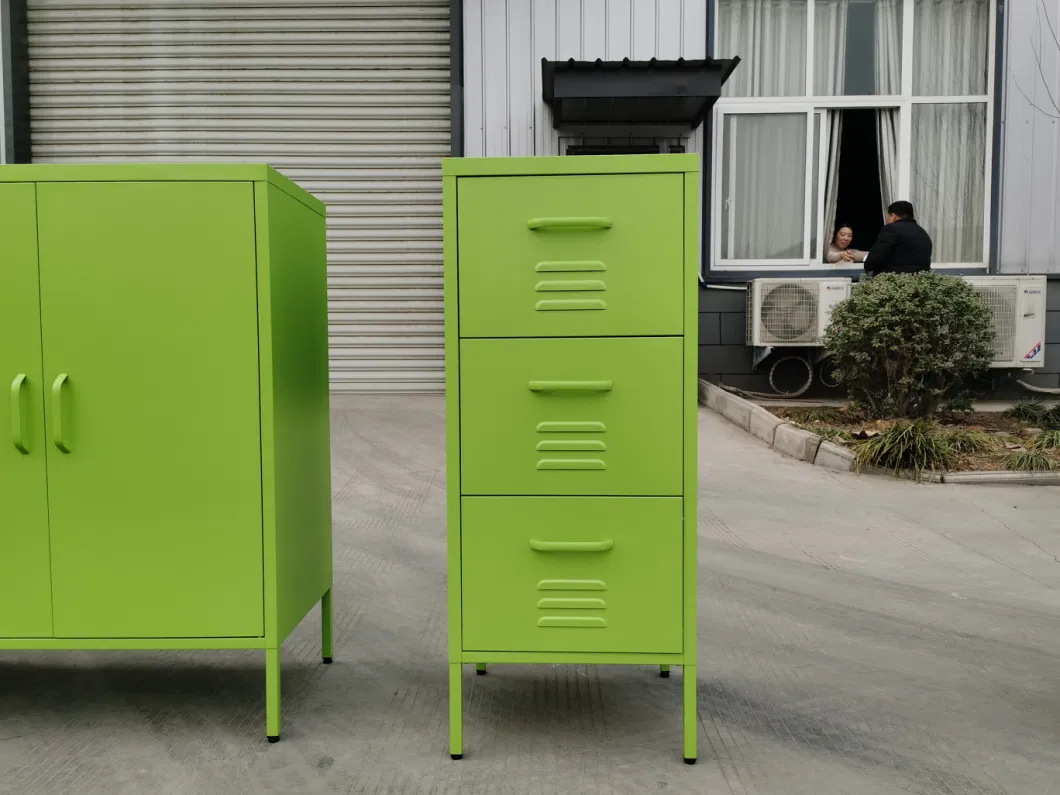 Eco-Friendly Protection Coating Metal Storage Pantry Cabinet Kitchen Bathroom Drawer Cabinet