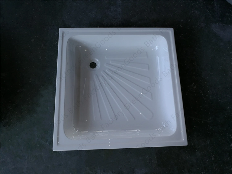 European Market Durable Safe ABS Square Deep Square Shower Tray Shower Base for Bath Room