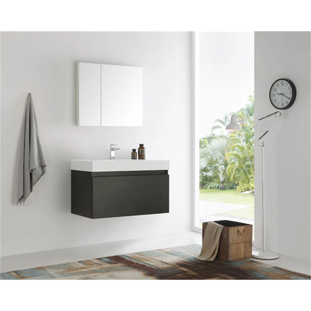 Modern European Design Luxury Wall Mounted Mirror Bathroom Cabinet