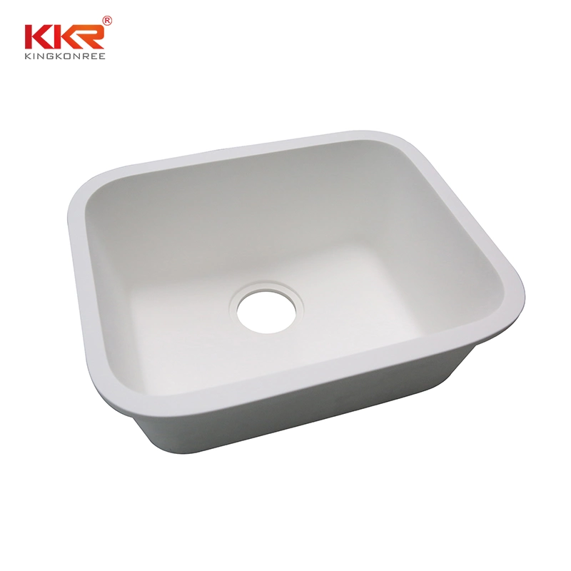 Kkr Solid Surface Resin Stone Stain Resistant Kitchen Undermount Sink