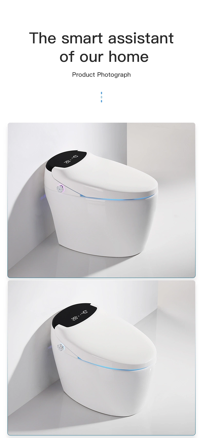 Guangdong Smart Toilet Cover with Remote Control Smart Toilet Floor-Mounted Hotel Bathroom Smart Self-Cleaning Toilet