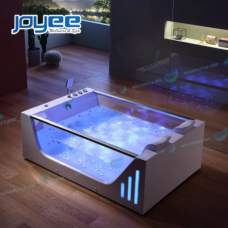 Joyee Large Size Bathroom Freestanding Soaking Bathtub Whirlpool Shower SPA Hot Tub Indoor