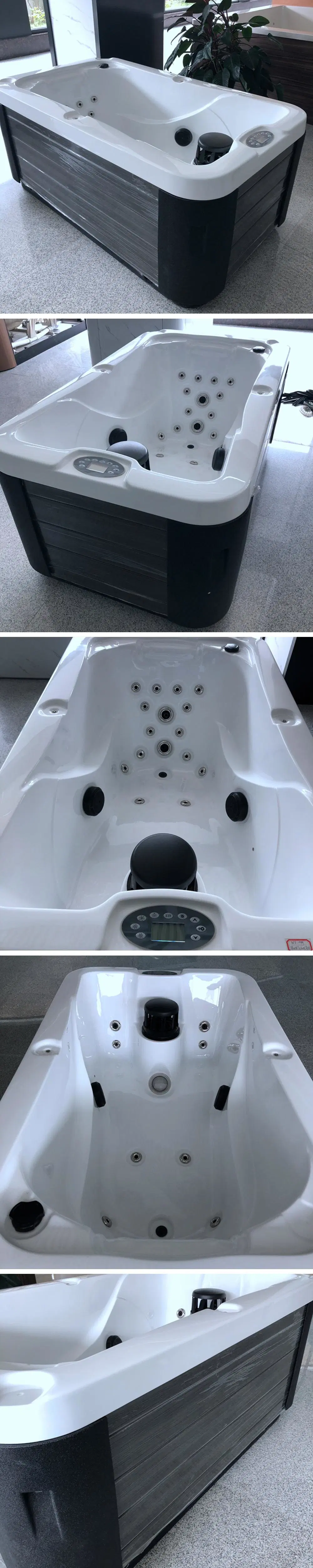 Indoor LED 1 Person Sex Massage Hydro Jet SPA Hot Tub Hydro Massage Bathtub