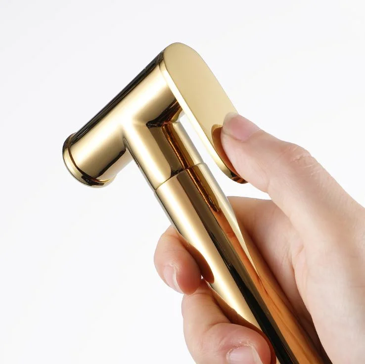 Mixer Tap Brass Golden Toilet Sanitary Ware Faucet Hand Bathtub Shattaf Spray Bidet