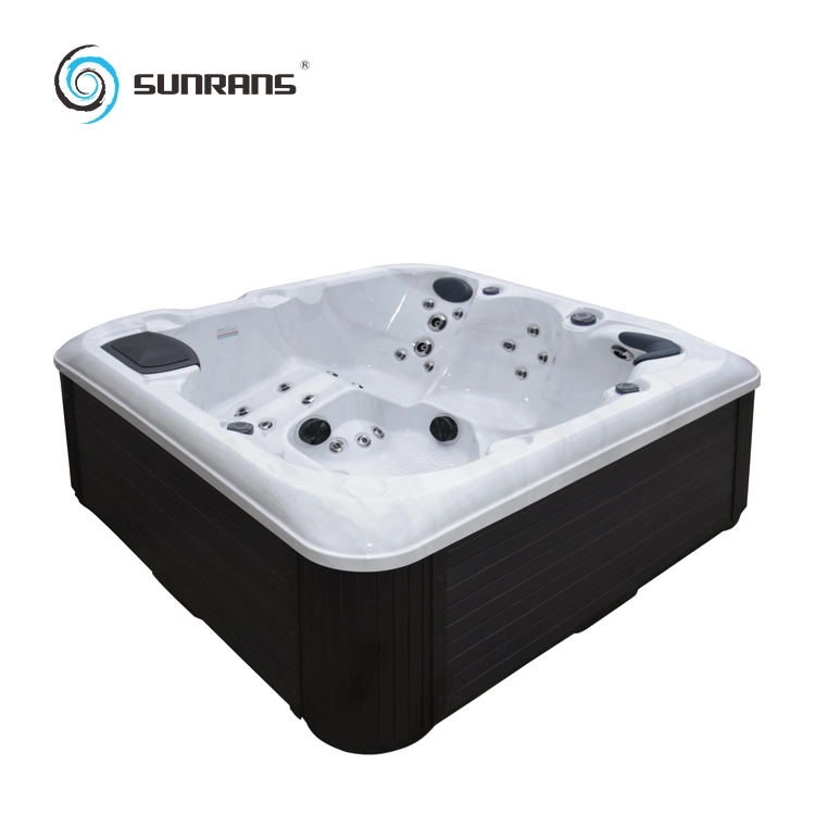 Sunrans Acrylic Bathtub Whirlpool Massage Swim SPA Pool 6 Person Outdoor High Quality Luxury Hydro USA Balboa Hot Tub for Backyard