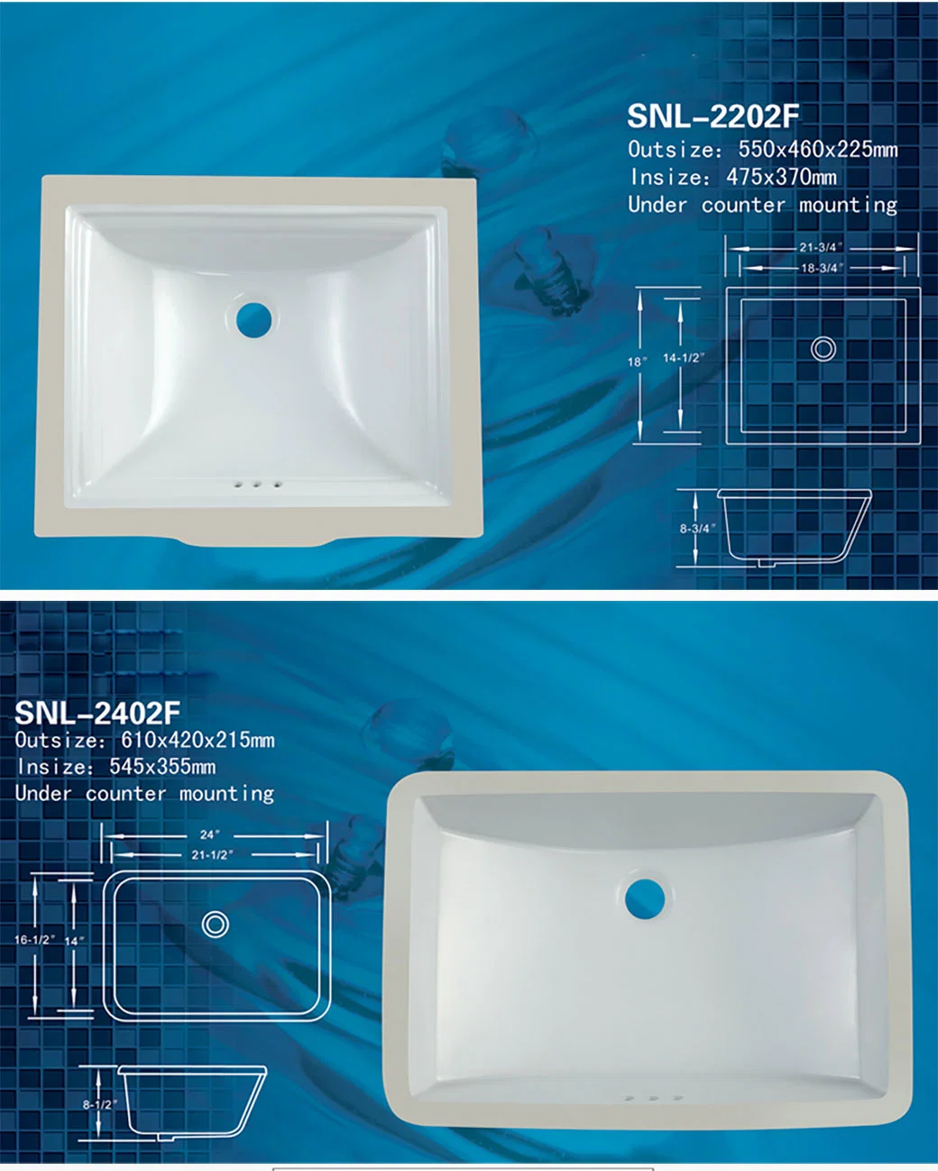 Popular Design Sanitaryware Cupc Undercounter Sink Bathroom Oval Shape Undercounter Ceramic Basin Wash Basin Wall Hung Basin Undermount Sink