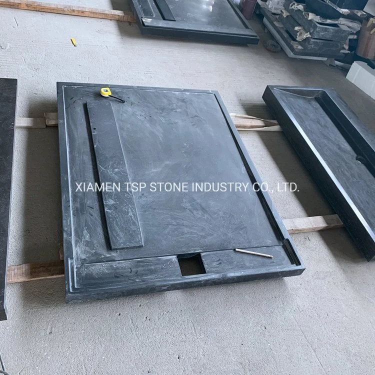 Natural Stone Granite Marble Bathroom Corner Bath Shower Base for Project