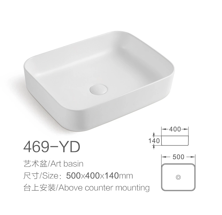 Facter Wholesale Price Furniture Sanitary Ware Bathroom Ceramics Washbasin Sink (b469)