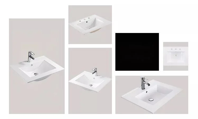 Wash Faucet Porcelain Designer Basin Bathroom Vanity with Sink with Cabinet