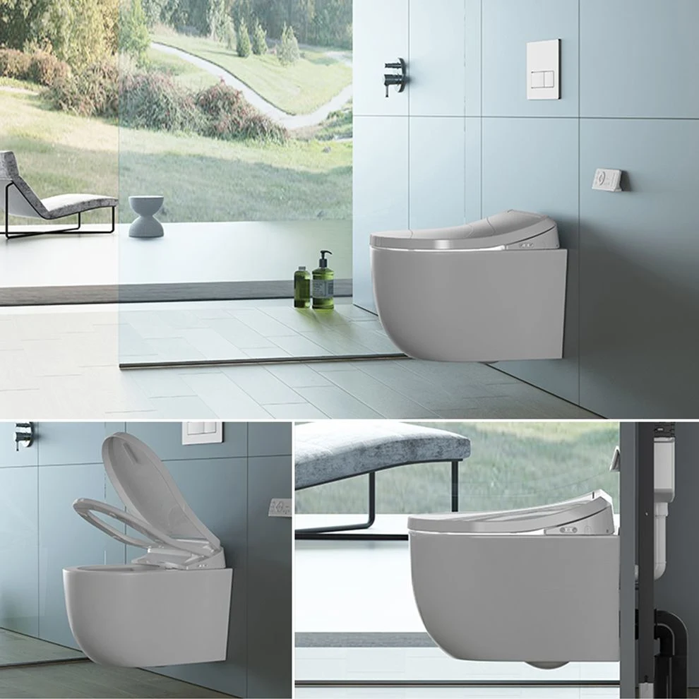 Electronic Sanitary Wares Bathroom Intelligent Wall Hung Smart Toilet with Bidet