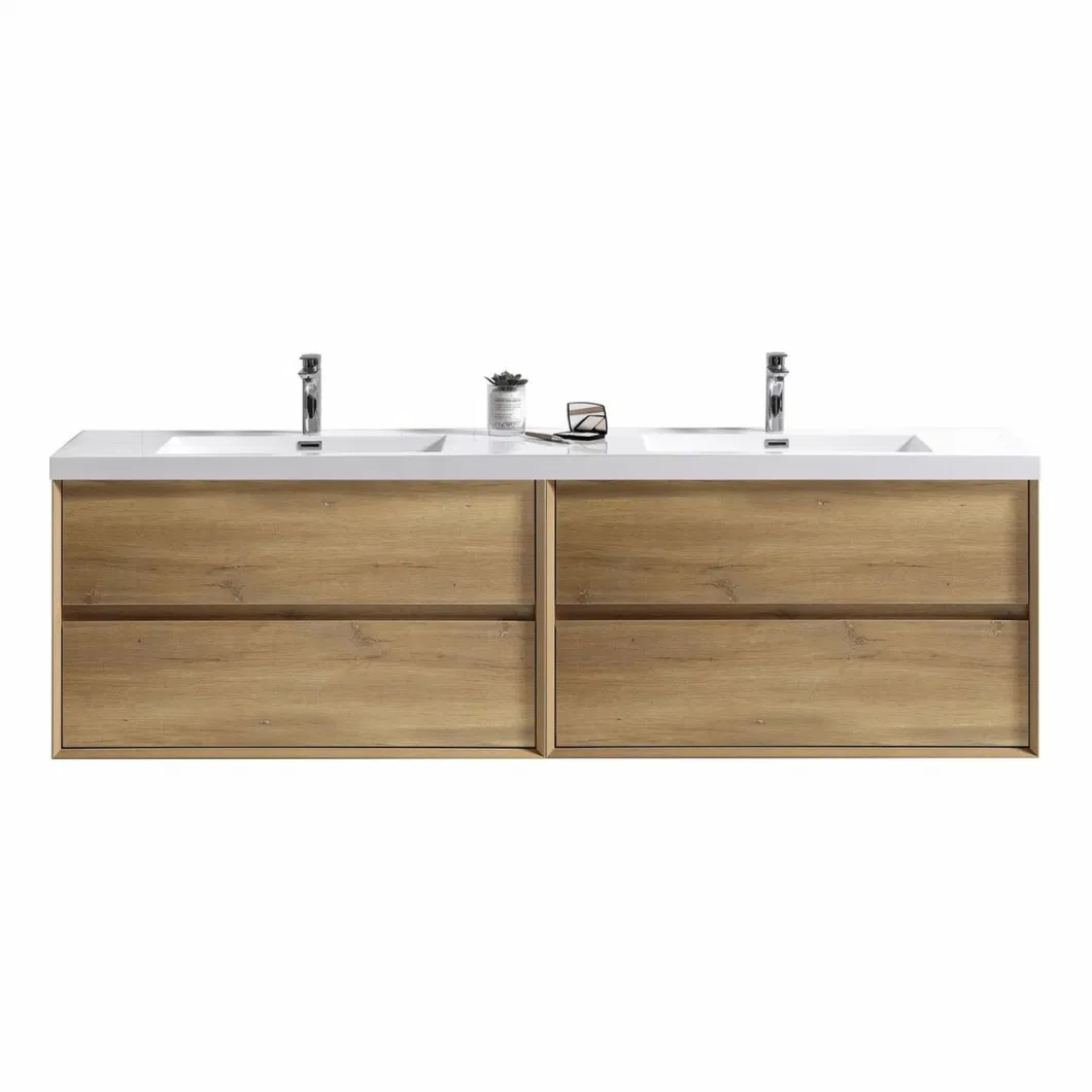 Crafted Hardwoods Gray Single Sink Traditional Bathroom Vanity Spacious Cabinet with Soft-Close Storage Hinge Drawer Cabinets